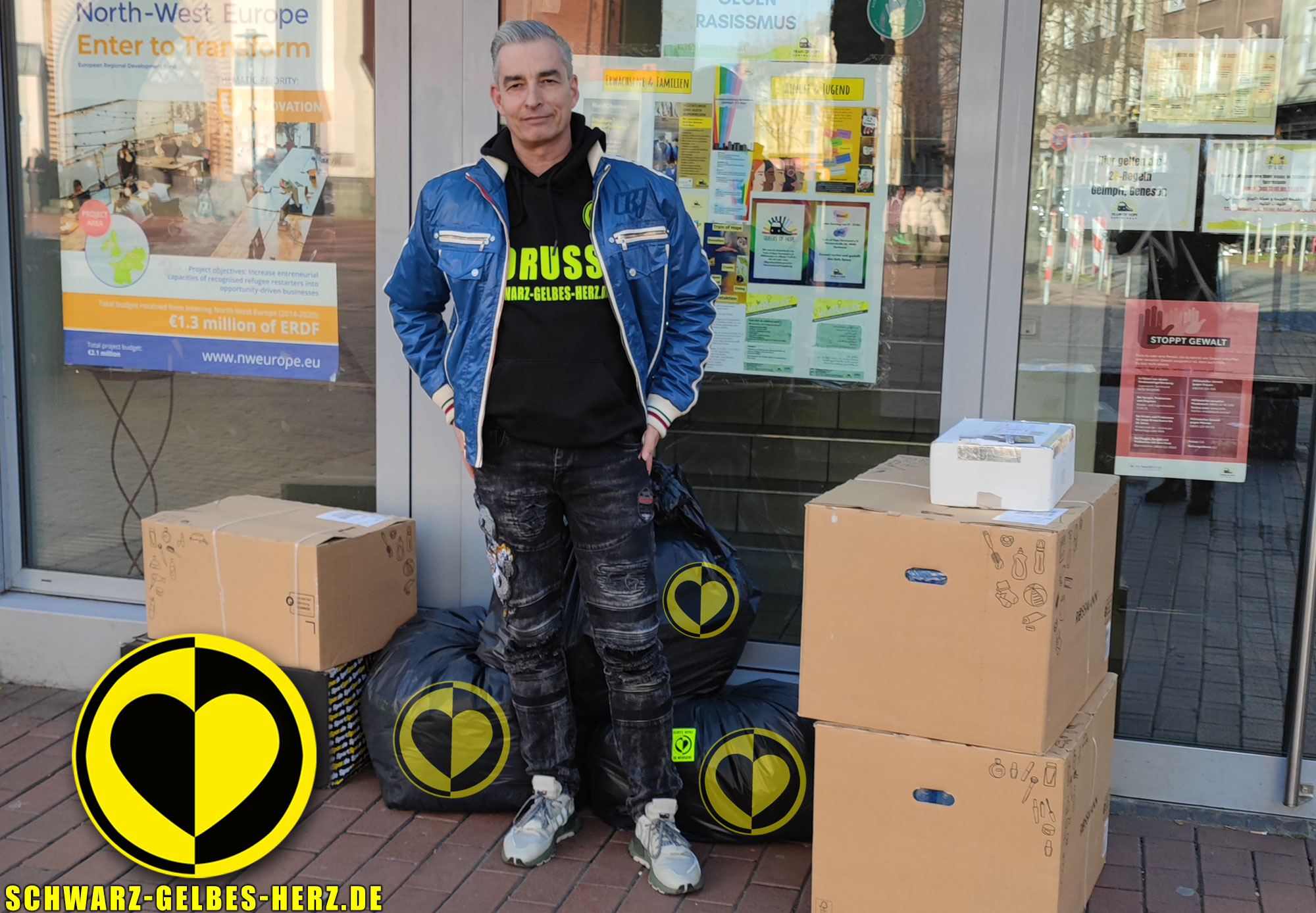 Spende für Obdachlose