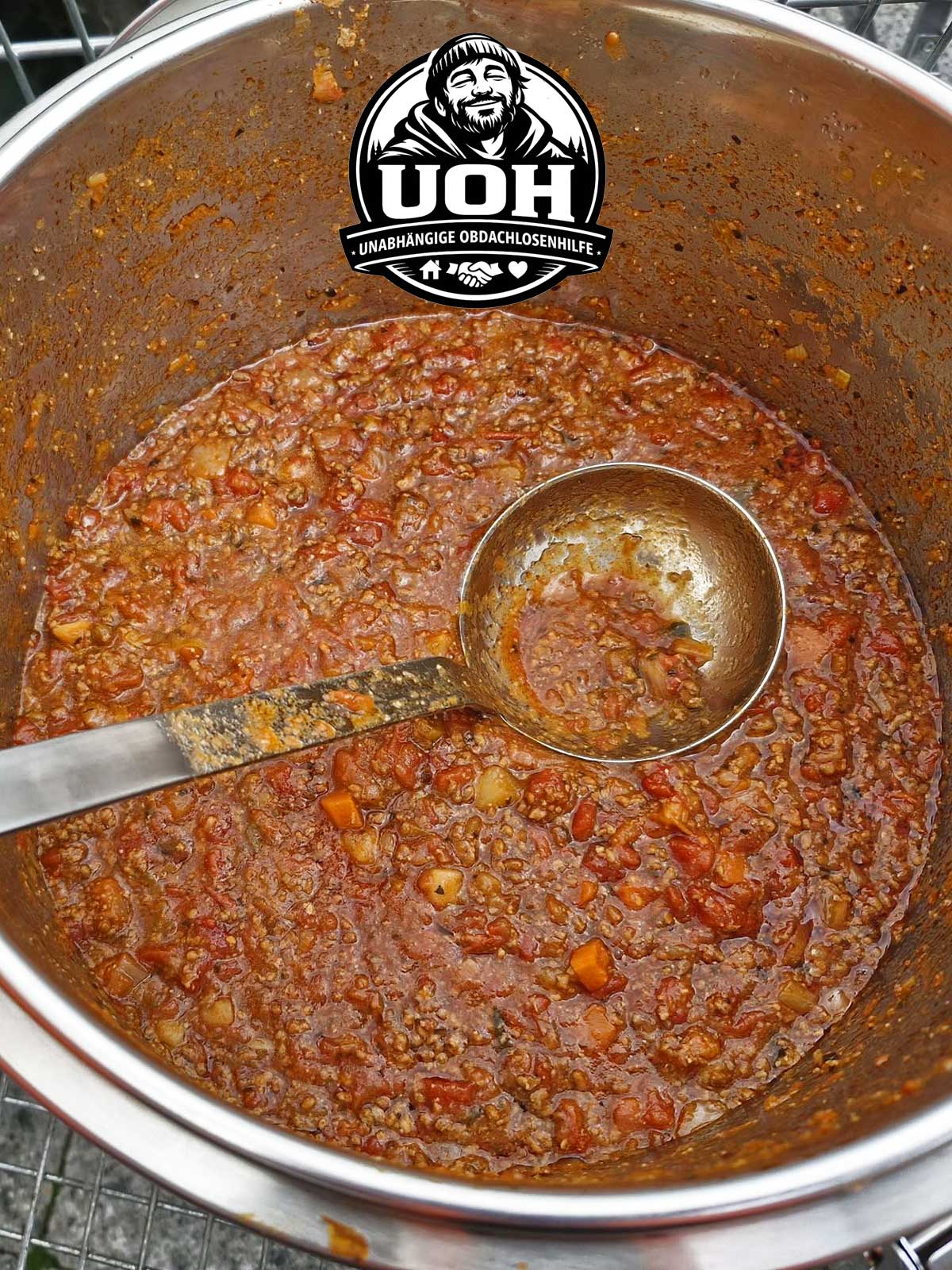 Bologneseausgabe am Dortmunder Hauptbahnhof