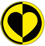 Schwarz-Gelbes Herz